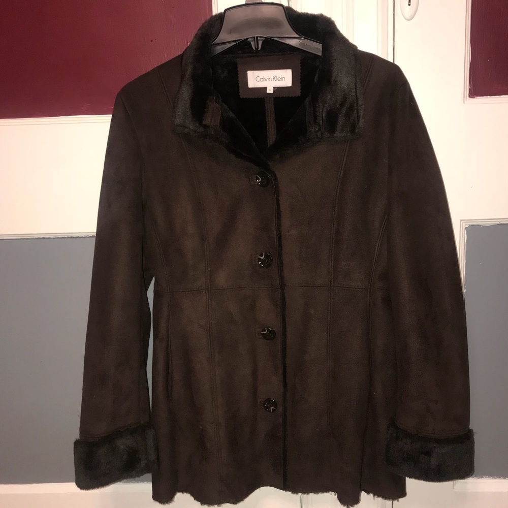 Calvin Klein Shearling Coat